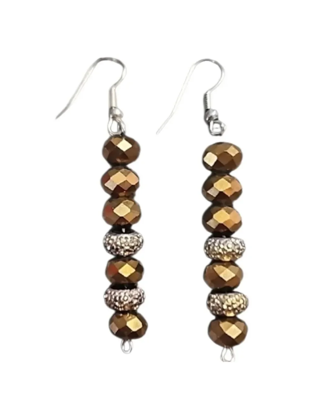 💥4 for $20💥Elegant Brown Beaded Earrings